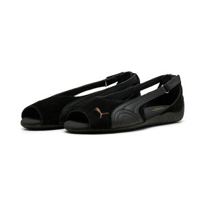 PUMA SPEED CAT SANDALS (PUMA BLACK-PUMA BLACK-CHOCOL) (�v�[�} �X�s�[�h �L���b�g �T���_��)�y���f�B�[�X�z�y���^ �N�b�V������ �t�B�b�g�� �u���b�N�z�y26SS�z