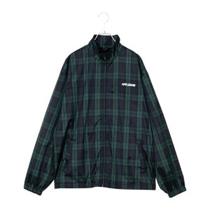 APPLEBUM Check Taffeta Track Jacket (BlackWatch) (�A�b�v���o�� �`�F�b�N �^�t�^ �g���b�N�W���P�b�g)�y�����Y�z�y�g���b�N�W���P�b�g �����Y�A�E�^�[ �y�ʃW���P�b�g �u���b�N�z�y26SS�z