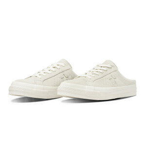 CONVERSE ONE STAR SUEDE MULE (�I�t�z���C�g) (�R���o�[�X �����X�^�[ �X�G�[�h �~���[��)�y�����Y�z�y�����b�N�X�V���[�Y �X�G�[�h�f�� �z���C�g�z�y26SS�z