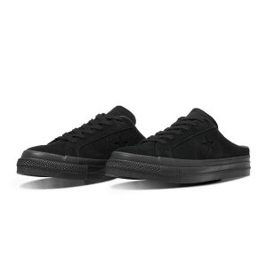 CONVERSE ONE STAR SUEDE MULE (�u���b�N���m�N���[��) (�R���o�[�X �����X�^�[ �X�G�[�h �~���[��)�y�����Y�z�y�����b�N�X�V���[�Y �X�G�[�h�f�� �u���b�N�z�y26SS�z