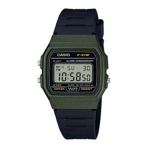 CASIO F-91WM-3AJH (GREEN) (�J�V�I F-91WM-3AJH)�y�����Y�z�y�v���X�`�b�N�x���g �����h�� �f�W�^�����v �O���[���z�y26SS�z