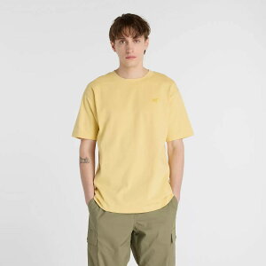 �y20��OFF�zNew Balance Athletics Cotton T-Shirt (Hay) (�j���[�o�����X �A�X���`�b�N�X �R�b�g�� T�V���c)�y�����Y ���f�B�[�X�z�y����T�V���c �R�b�g���f�� �����b�N�X�t�B�b�g �h�J���S �C�G���[�z�y2