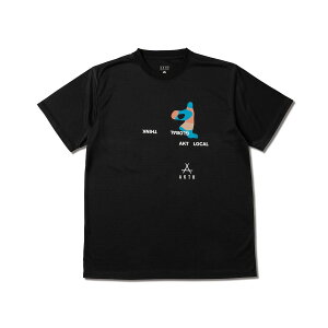 AKTR FREE MOTION SPORTS TEE (BK) (�A�N�^�[ �t���[ ���[�V���� �X�|�[�c T�V���c)�y�����Y ���f�B�[�X�z�y����T�V���c �X�|�[�c�E�F�A �O���t�B�b�N �u���b�N�z�y25FW�z