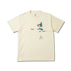 AKTR FREE MOTION SPORTS TEE (ECRU) (�A�N�^�[ �t���[ ���[�V���� �X�|�[�c T�V���c)�y�����Y ���f�B�[�X�z�y����T�V���c �X�|�[�c�E�F�A �O���t�B�b�N �x�[�W���z�y25FW�z