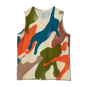 AKTR FREE MOTION SLEEVELESS SP SHIRTS (ECRU) (�A�N�^�[ �t���[ ���[�V���� �X���[�u���X SP �V���c)�y�����Y ���f�B�[�X�z�y�m�[�X���[�uT�V���c �O���t�B�b�N �X�g���b�`�� ������ �x�[�W���z�y25FW�z