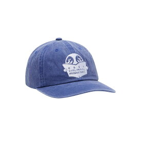 OBEY PIGMENT PRODUCTIONS 6 PANEL STRAPBACK (PIGMENT BLUE) (オベイ ピグメント プロダクションズ 6パネル ストラップバック)【メンズ】【帽子 キャップ 6パネル ストラップバック キャンバス 刺繍 ブルー】【25FW】