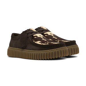 Clarks Torhill Lo (Brown Combi) (�N���[�N�X �g�[�q�� ���[)�y�����Y�z�y���[�X�A�b�v�V���[�Y �{�v �v���~�A�����U�[ ���u�f�U�C���A�E�g�\�[�� �u���E���z�y26FW�z