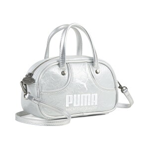 PUMA 1976 LUSTER MICRO GRIP BAG (Feather Gray-Metallic) (�v�[�} 1976 ���X�^�[ �}�C�N���O���b�v�o�b�O)�y���f�B�[�X�z�y�~�j�n���h�o�b�O �~�j�V�����_�[�o�b�O ���O���\�X�g���b�v �R���p�N�g �O��