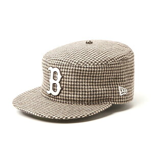 NEW ERA BOSTON RED SOX GUNCLUB CHECK PILLBOX FITTED (�u���E��) (�j���[�G�� �{�X�g�� ���b�h�\�b�N�X �K���N���u�`�F�b�N �s���{�b�N�X �t�B�b�e�b�h)�y�����Y ���f�B�[�X�z�y�L���b�v �X�q �R�[�f����
