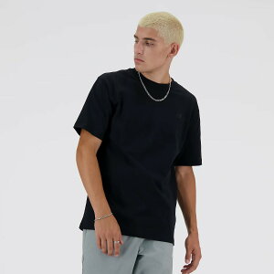 �y20��OFF�zNew Balance Athletics Cotton T-Shirt (Black With Caviar) (�j���[�o�����X �A�X���`�b�N�X �R�b�g�� T�V���c)�y�����Y ���f�B�[�X�z�yT�V���c ���� �R�b�g���W���[�W�[ ���S�h�J �u���b�N�z�y25FW