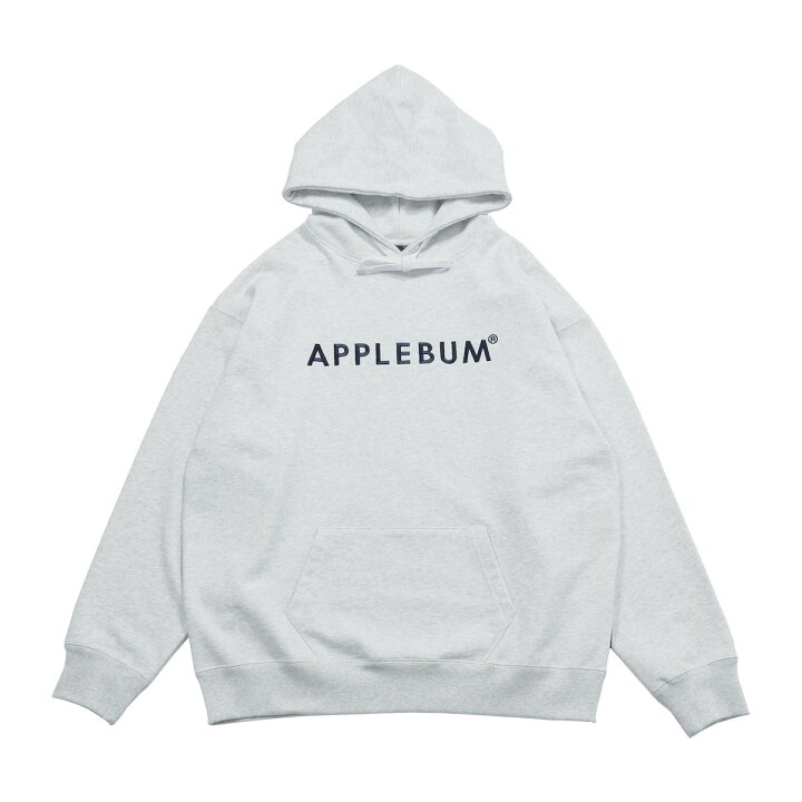 楽天市場】APPLEBUM Logo Sweat Parka (Ash) (アップルバム ロゴ 