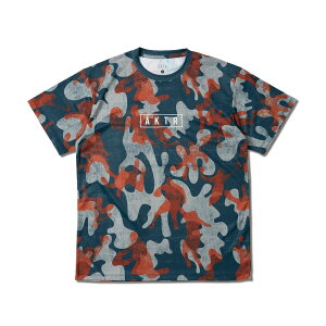 AKTR PLAY CAMO AKTR LOGO SPORTS TEE (NV) (�A�N�^�[ �v���C �J�� �A�N�^�[ ���S �X�|�[�c T�V���c)�y�����Y ���f�B�[�X�z�y�g�b�v�X T�V���c ���� �J���t���[�W�� ���� �l�C�r�[�z�y25FW�z