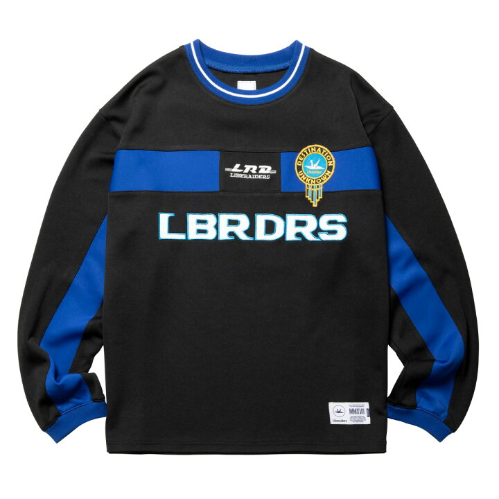 楽天市場】Liberaiders FOOTBALL JERSEY (BLACK) (リベレイダース 