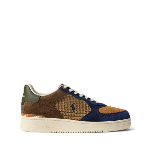 �y20��OFF�zPOLO RALPH LAUREN MASTERS CRT SNEAKERS LOW TOP LACE SUEDE WOOL (GLEN PLAID/MULTI) (�|�� �����t ���[���� �}�X�^�[�Y �R�[�g �X�G�[�h & �c�C�[�h �X�j�[�J�[)�y�����Y�z�y�X�j�[�J�[ �V���[�Y �O�����`