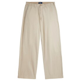 POLO RALPH LAUREN BIG FIT CHINO PANTS (KHAKI STONE) (ポロ ラルフ ローレン ビッグ フィット チノ パンツ)【メンズ】【チノパン オーバーサイズ ベージュ】【25FW】