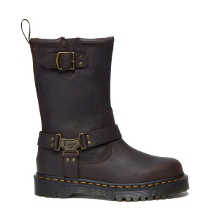 Dr. MARTENS ANISTONE HI RIGGER BOOTS (DARK BROWN) (hN^[}[` AjXg HI K[ u[c)yY fB[XzyJWAu[c oCJ[u[c ~h uEzy25FWz