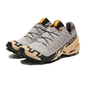 SALOMON SPEEDCROSS 6 GORE-TEX (Gull / White Pepper / Black) (T Xs[hNX 6 SAebNX)yYzygCjO h Obv ϋv NbV 萫 O[zy25FWz