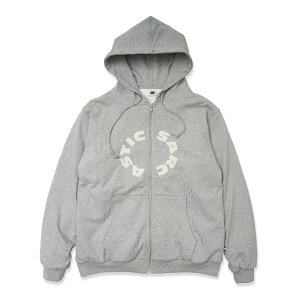 �y20��OFF�zSARCASTIC Circle Lined Hood Zip (Grey) (�T�L���X�e�B�b�N �T�[�N�� ���C���h �t�[�h �W�b�v)�y�����Y�z�y�W�b�v�p�[�J�[ ���S �T�[�N�� �O���[�z�y25FW�z