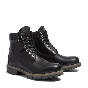Timberland Premium 6-Inch Waterproof Boots (BLACK F GRAIN W DK BROWN) (eBo[h v~A 6C` EH[^[v[t u[c)yYzy[Nu[c h fM K v ϋv ubNzy25FW