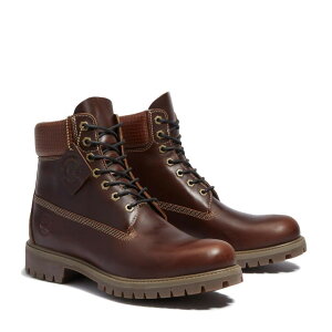 Timberland Premium 6-Inch Waterproof Boots (MD BROWN FULL GRAIN W BLK) (eBo[h v~A 6C` EH[^[v[t u[c)yYzy[Nu[c h fM K v ϋv uEzy25FW