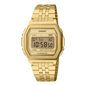 �y12��18���ȍ~�����\��zCASIO A1000G-9JF (GOLD) (�J�V�I A1000G-9JF)�y�����Y ���f�B�[�X�z�y�t�����^���E�I�b�` �X�e�����X �S�[���hIP ���j�Z�b�N�X �h�� ������ �S�[���h�z�y25FW�z