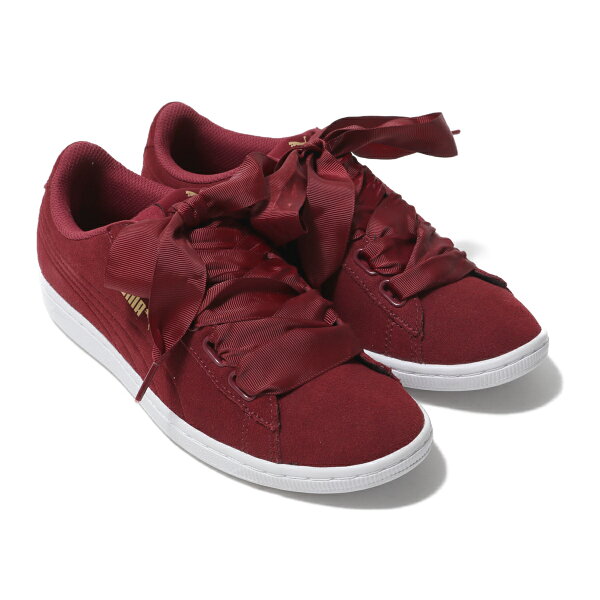 楽天市場 Puma Vikky Ribon Tibetan Red プーマ ビッキー リボン レディース スニーカー Kinetics
