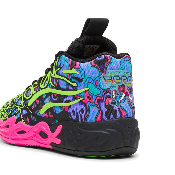 楽天市場】PUMA MB.04 HEEM(PUMA Black-Luminous Pink-Electric Lime 