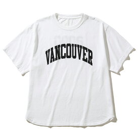 Sandinista Origin Tee(WHITE)(サンディニスタ オリジン ティー)【メンズ】【Tシャツ 半袖 カレッジロゴ アメリカンコットン カジュアル フロントプリント バックプリント 】【23SS】【ホワイト 白】