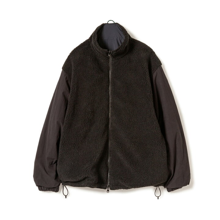 楽天市場】【30%OFF】SANDINISTA Reversible Nylon x Boa Jacket(BLACK 