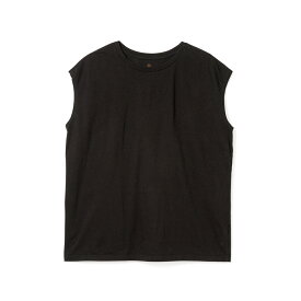 SANDINISTA Cadet Easy Fit Sleeveless Tee(BLACK)(サンディニスタ カデット イージーフィット スリーブレス ティー)【メンズ】【タンクトップ ノースリーブシャツ 刺繍】【24SS】