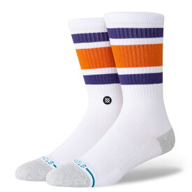 【30%OFF】STANCE TUBE PHX(WHITE)(スタンス チューブ フェニックス・サンズ)【メンズ】【靴下 クルーソックス NBA チームロゴ】【24FW】