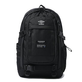 UMBRO KOREA BACKPACK(ブラック)(アンブロ コリア バックパック)【メンズ レディース】【バックパック リュック 大容量 撥水加工 アウトドア】【24SS】