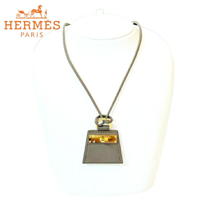 楽天市場】【中古美品】HERMES エルメス モンプティケリー エトゥープ 