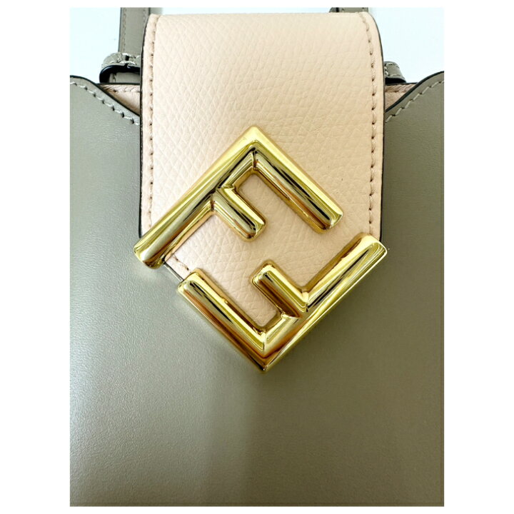 楽天市場】【中古良品】FENDI フェンディ FFダイヤモンド フォンポーチ 