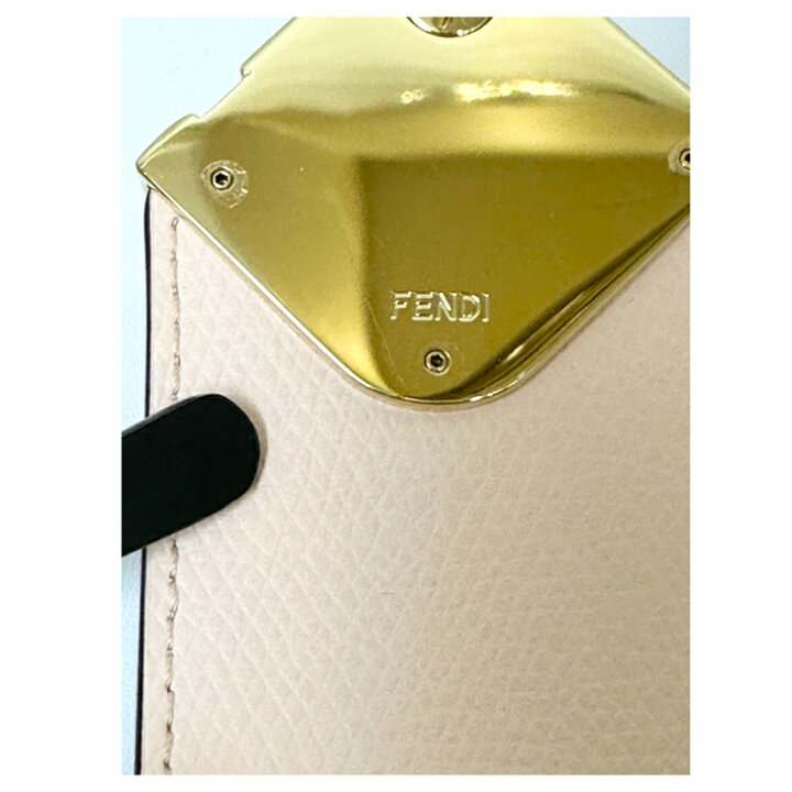 楽天市場】【中古良品】FENDI フェンディ FFダイヤモンド フォンポーチ 