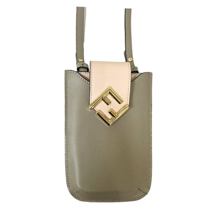 楽天市場】【中古良品】FENDI フェンディ FFダイヤモンド フォンポーチ  