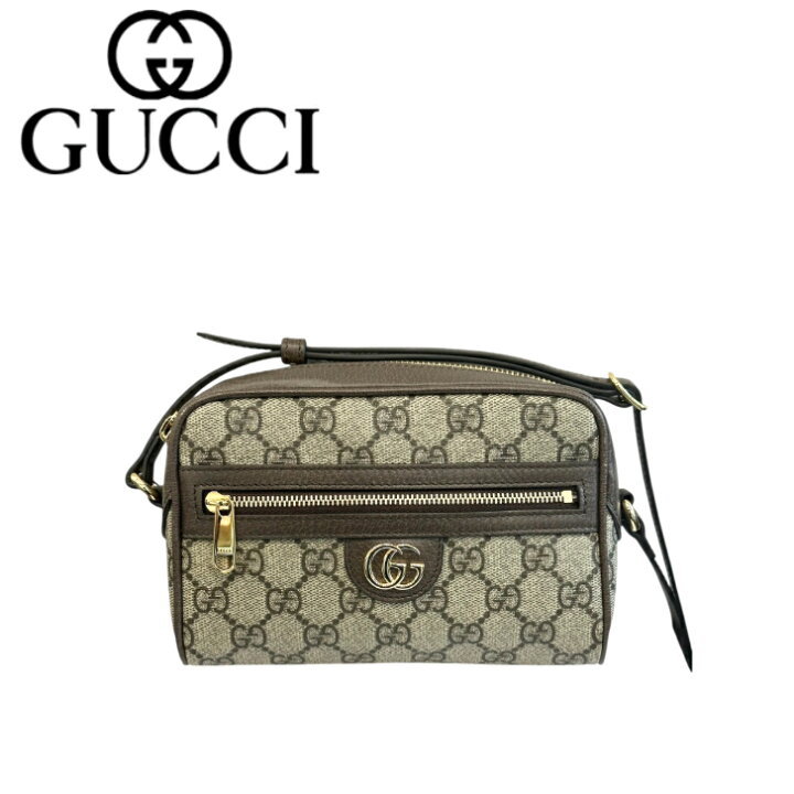 楽天市場】【未使用品】GUCCI グッチ GGスプリーム ベージュ＆エボニー 