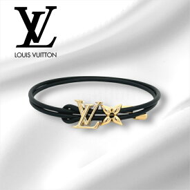 【未使用品】 LOUIS VUITTON ブルームブレス　ブレスレット　M8142Z　ブラック　ゴールド　レジデンス　メンズ