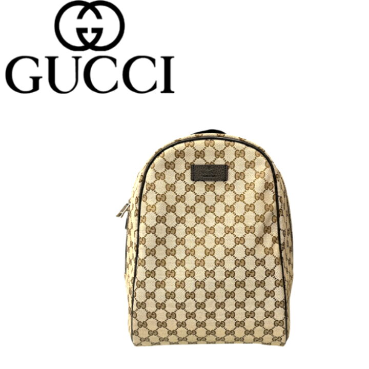 楽天市場】【中古美品】GUCCI グッチ GGキャンパス リュックサック 