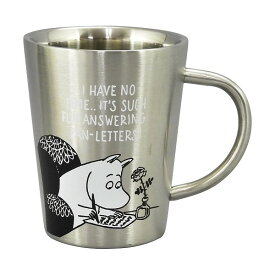 【クーポン最大600円OFF!】在庫あり!!【メール便送料無料】ムーミン 2重マグ （レター）MM6004-856 山加商店 MOOMIN マグカップ 二重構造 保温 保冷 ステンレス キャンプ 登山 アウトドア カップ 北欧 フィンランド 新生活 日本製 保冷マグ 保温マグ 二重マグ 食器