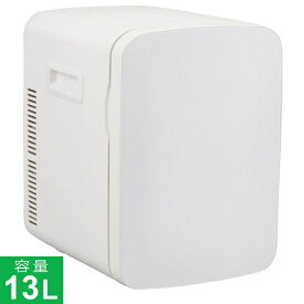 【クーポン最大600円OFF!】あす楽!!【送料無料】電子式保冷保温ボックス（13L/5kg/ホワイト） KAJ-R136R-W オーム電機 冷蔵庫 保冷庫 保温庫 保温 保冷 切り替え可能 車載 家庭用 ドライブ AC電源 DC電源 オールシーズン アウトドア コンパクト 静音 容量13リットル