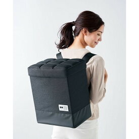 【クーポン配布中!】在庫あり!!【送料無料】COGIT防災 座れる玄関防災バッグ ブラック コジット 防災 災害時 非常用 防災グッズ 緊急時 避難 玄関 イス 椅子 チェア スツール リュック クッション インテリア 防水 はっ水加工 滑り止め 大容量 収納 BOX スリッパ入れ