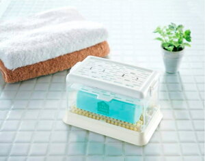 【クーポン最大600円OFF!】在庫あり!!【メール便送料無料】泡立つ洗濯せっけんケース コジット 正規品 せっけん 石鹸 石けんケース ブラシ付き 石けん台 ケース 泡立つ せっけん置き場 エリ