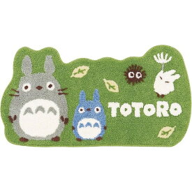 【クーポン最大600円OFF!】あす楽!!【送料無料】となりのトトロ アクセントマット『トトロとかぜあそび』約47×90cm グリーン センコー となりのトトロ トトロ ジブリ マット デスクマット 滑りにくい インテリア リビング 寝室 子供部屋 玄関 可愛い キャラクター 新生活