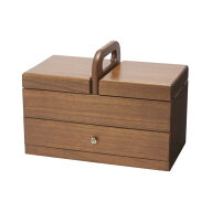 【クーポン最大550円OFF!】【送料無料】茶谷産業 日本製 ソーイングボックス 017-700 裁縫箱 天然木 桐 …