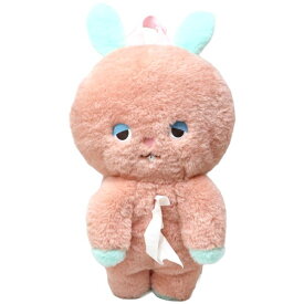 【クーポン配布中!】【送料無料】onemuchans ティッシュボックスカバー RABBIT ACCENT ぬいぐるみBoxカバー ティッシュケース ティッシュ入れ うさぎ ウサギ 動物 もこもこ ふかふか 癒し うさぎグッズ 可愛い かわいい 子ども プレゼント レトロ 人形