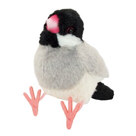 【クーポン最大550円OFF!】在庫あり!!【定形外送料無料】りくのなかまたち ことりのね 文鳥 180093 吉徳 鳥 小鳥 ぬいぐるみ 人形 マスコット ふわふわ もふもふ もこもこ ブラック ホワイト 白 しろ 黒 くろ