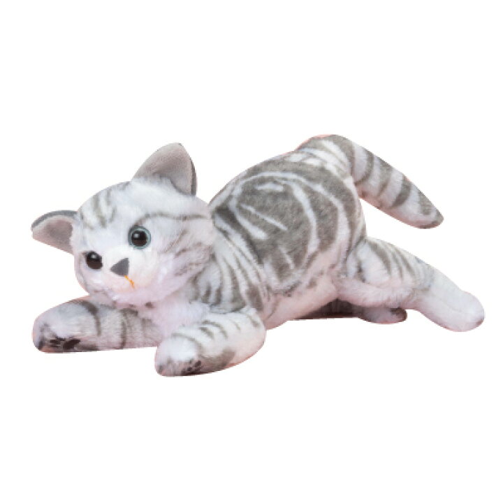 楽天市場 クーポン最大550円off あす楽 送料無料 なでなでねこちゃんｄｘ３ アメショーちゃん ぬいぐるみ 人形 センサー 猫 ねこ ネコ アメショ アメリカンショートヘアー 鳴き声 鳴く高齢者 こども ペット おしゃべり かわいい 話し相手 一人暮らし 癒し 認知