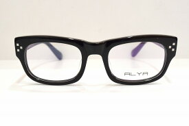 ALYA AL016 col.10ヴィンテージメガネフレーム新品めがね眼鏡サングラス黒ぶちメンズレディースブランドクラシック