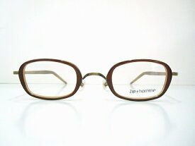 Zip+homme（ジップオム）Z-0079 3メガネフレーム新品内巻き彫刻手作りめがね眼鏡サングラスヴィンテージクラシック
